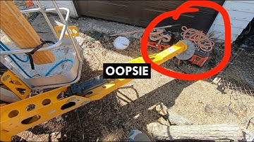 Easy Lift Day Cutting Down a BIG Silver Maple