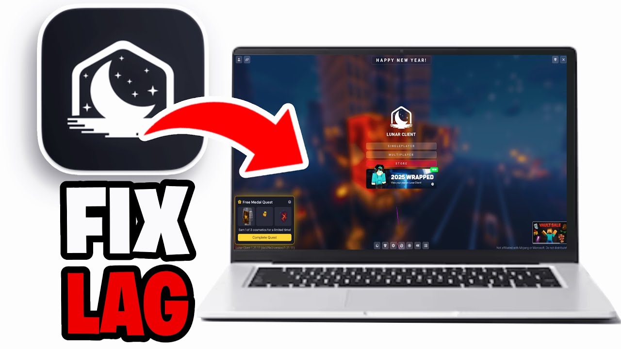 How To Fix Lunar Client Lag Spikes! - Tutorial - YouTube
