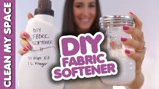 DIY Fabric Softener: How to Make Fabric Softener & Save Money on Laundry (Clean My Space)