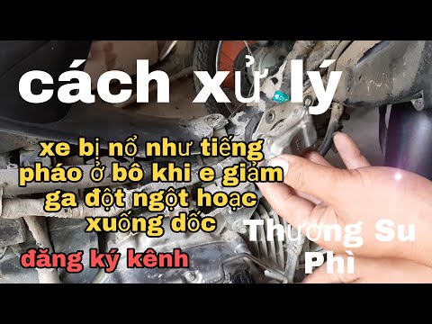 Video: Nguyên nhân nào gây ra tiếng pô xe máy?