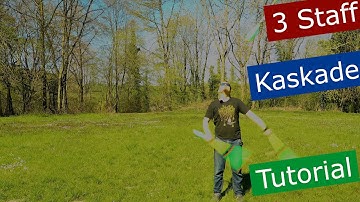 Staff Juggling Tutorial  I 3 Staff Kaskade by Modern Juggling