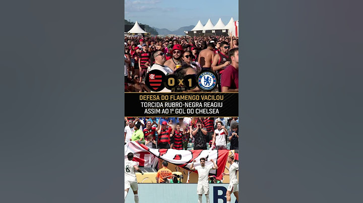 A reação da torcida do Flamengo após o gol do Chelsea no Mundial de Clubes #shorts