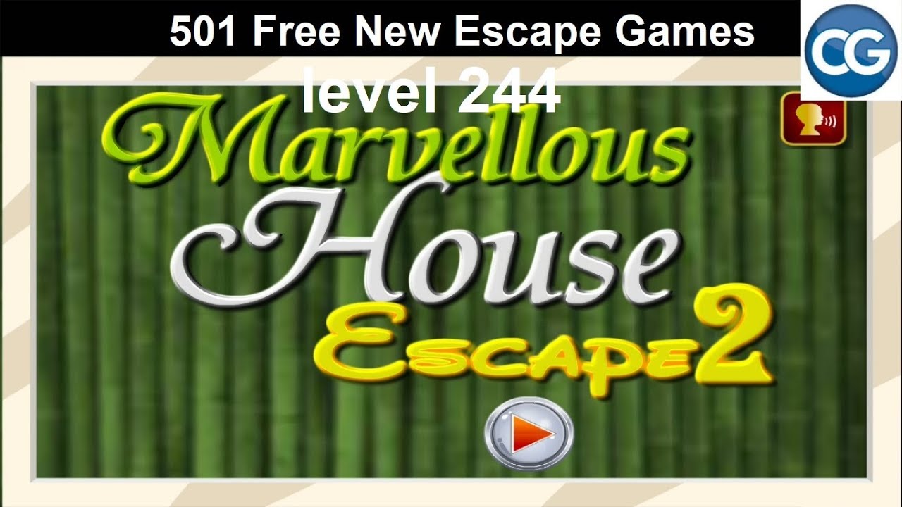 Walkthrough 501 Free New Escape Games Level 244 Marvellous - roblox escape room v0 4 5 5 how to escape all rooms youtube