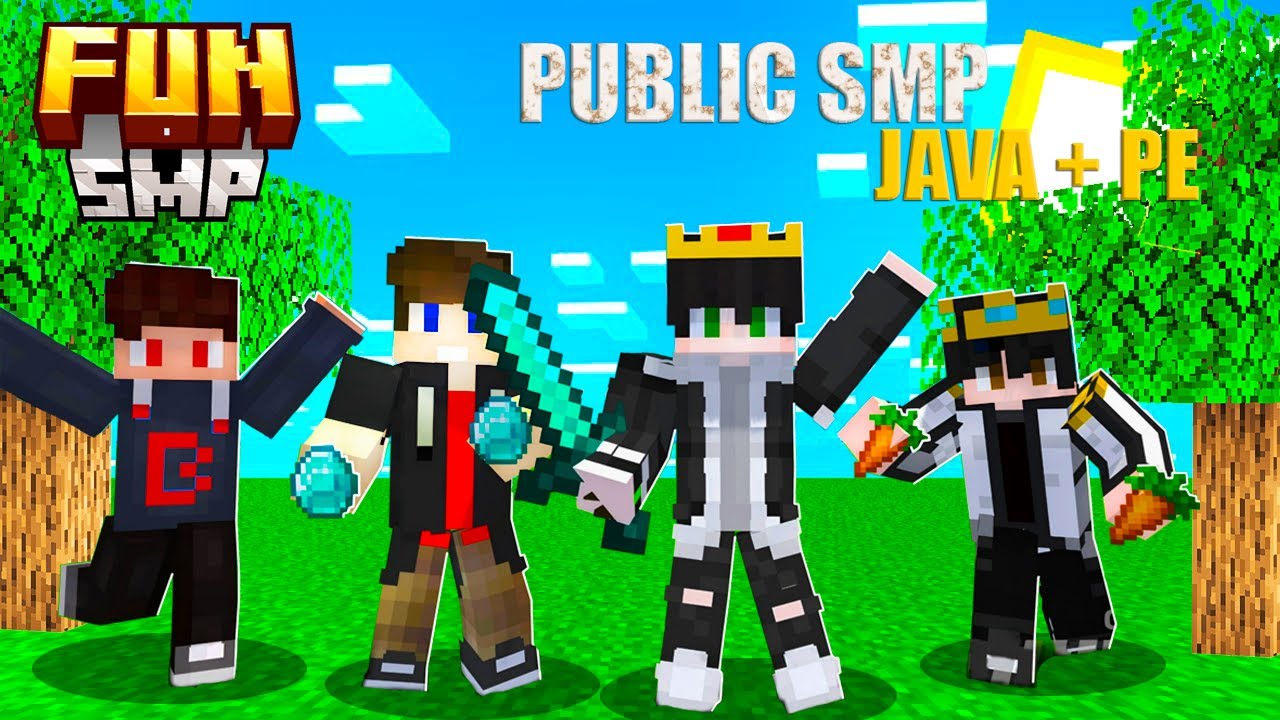 24/7 Minecraft Public SMP || Minecraft Live Stream || Java + Pe 24/7 ...