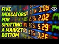 Five indicators for spotting a market bottom