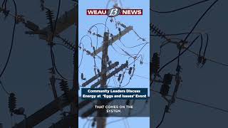 Community leaders discuss energy at Eau Claire Chamber’s ‘Eggs and Issues’ event