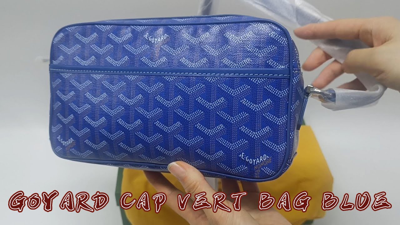 GOYARD Goyardine Sac Cap Vert Navy 992922