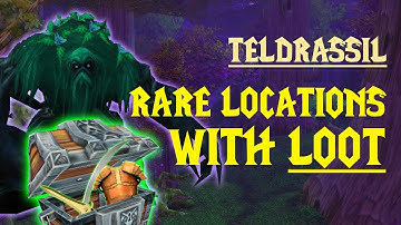 WoW Classic - Rare Mob Locations + UNIQUE LOOT - Teldrassil