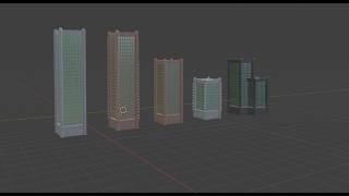 A Year of Learning Blender Day 156: Geo Node City