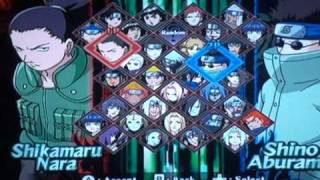 Naruto Clash of Ninja Revolution 2- All Characters