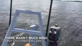 MacGregor Hobie trimaran conversion first sail