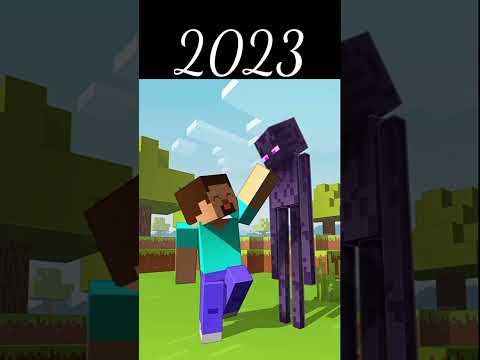 Minecraft Enderman evolution 😎 #minecraft #shorts #herobrine