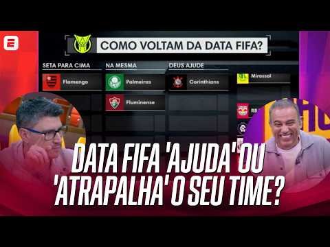 SETA PARA CIMA, NA MESMA OU DEUS AJUDE: COMO OS TIMES DO BRASILEIRÃO PODEM VOLTAR DA DATA FIFA