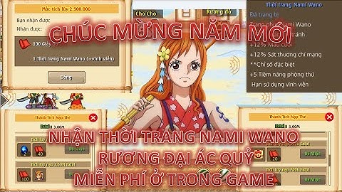 Hải Tặc Tí Hon : Chúc Mừng Năm Mới . AD Game Chơi Lớn Tặng Thời Trang Mới Và Rương  Ác Quỷ Miễn Phí