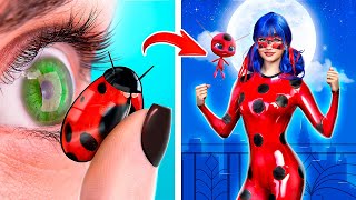 I Was Adopted by Ladybug! How to Become Miraculous Ladybug!