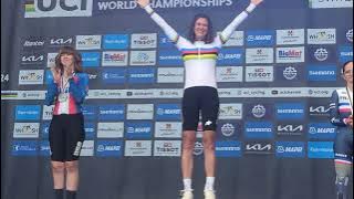 Road World Championships '24: 🇨🇭 Franziska Matile-Dörig Receives her Gold Medal 🥇