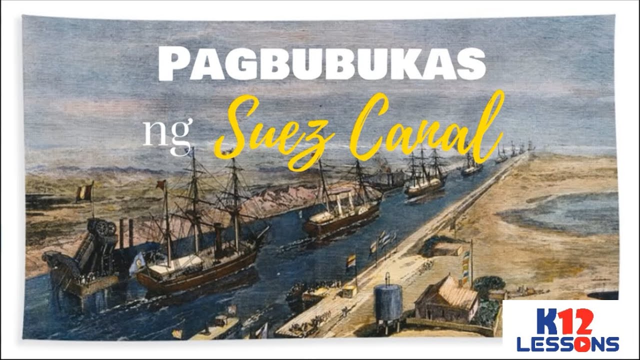 Anong Taon Nangyari Ang Pagbubukas Ng Suez Canal