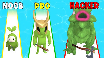 NOOB vs PRO vs HACKER ~ Monster Evolution Part 2 GamePlay All Levels
