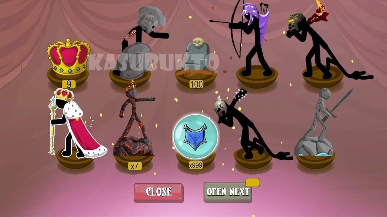 SUMMON ITEMS GRIFFON, ZOMBIE GAINT, STONE SHIELD, KING + ICONS UNLOCK | STICK WAR LEGACY - KASUBUKTQ