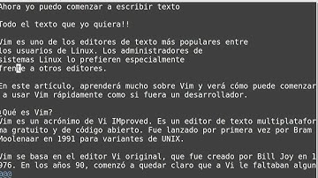 Vim - Comandos Básicos