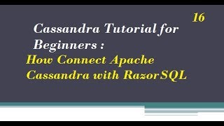 razorsql cassandra