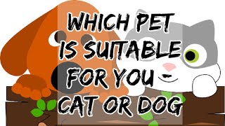 WHICH PETS SUITS YOU CATS OR DOGS/WHICH PET TO ADOPT CAT OR DOG|NIRU'S PET ZONE by Niru's Petzone 96 views 3 years ago 3 minutes, 12 seconds