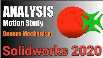 Geneva Mechanism & Motion Analysis | SolidWorks 2020 |