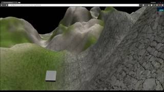 Terrain moving. Three.js, physijs