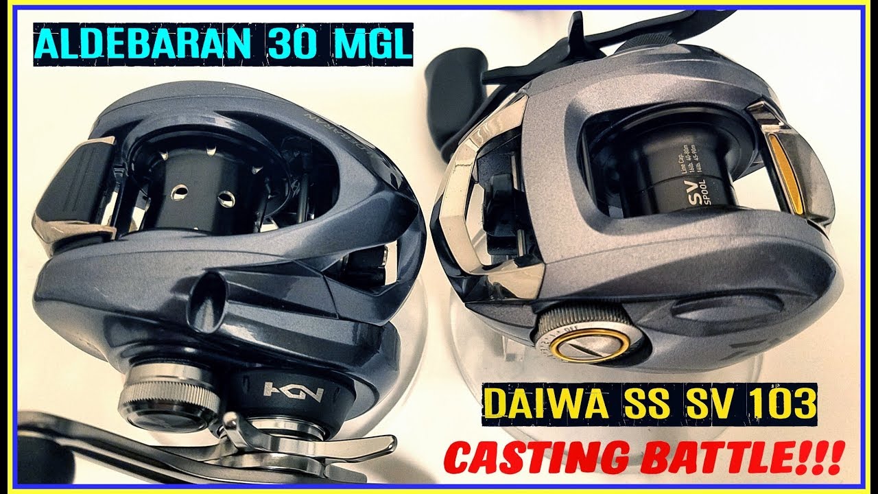 Shimano Vs Daiwa Aldebaran 30 Mgl Vs Ss Sv Cast Battle Youtube