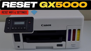 Canon Maxify GX5000 Printer Reset, All Data, Settings & WiFi Reset !!