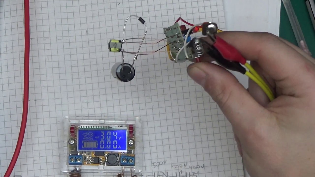 Simple Xenon Tube Stroboscope Circuit