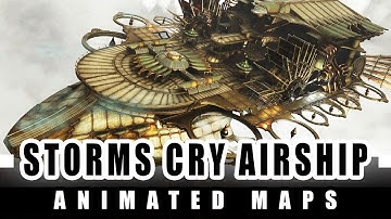 The Storms Cry Airship | Beneos Battlemaps D&D Maps for Foundry VTT