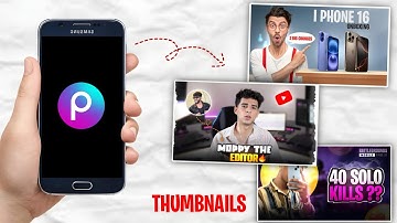 How to Make HD YouTube Thumbnails in Mobile! (PicsArt Tutorial)