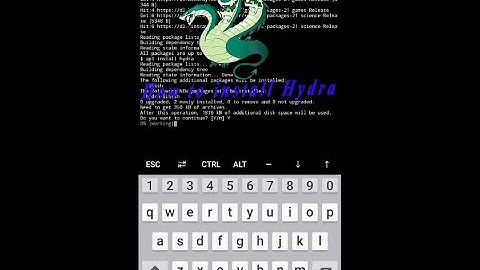 How to install Hydra on termux