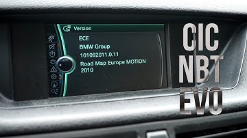 BMW iDrive versions (CIC, NBT, Evo, Business, Professional)