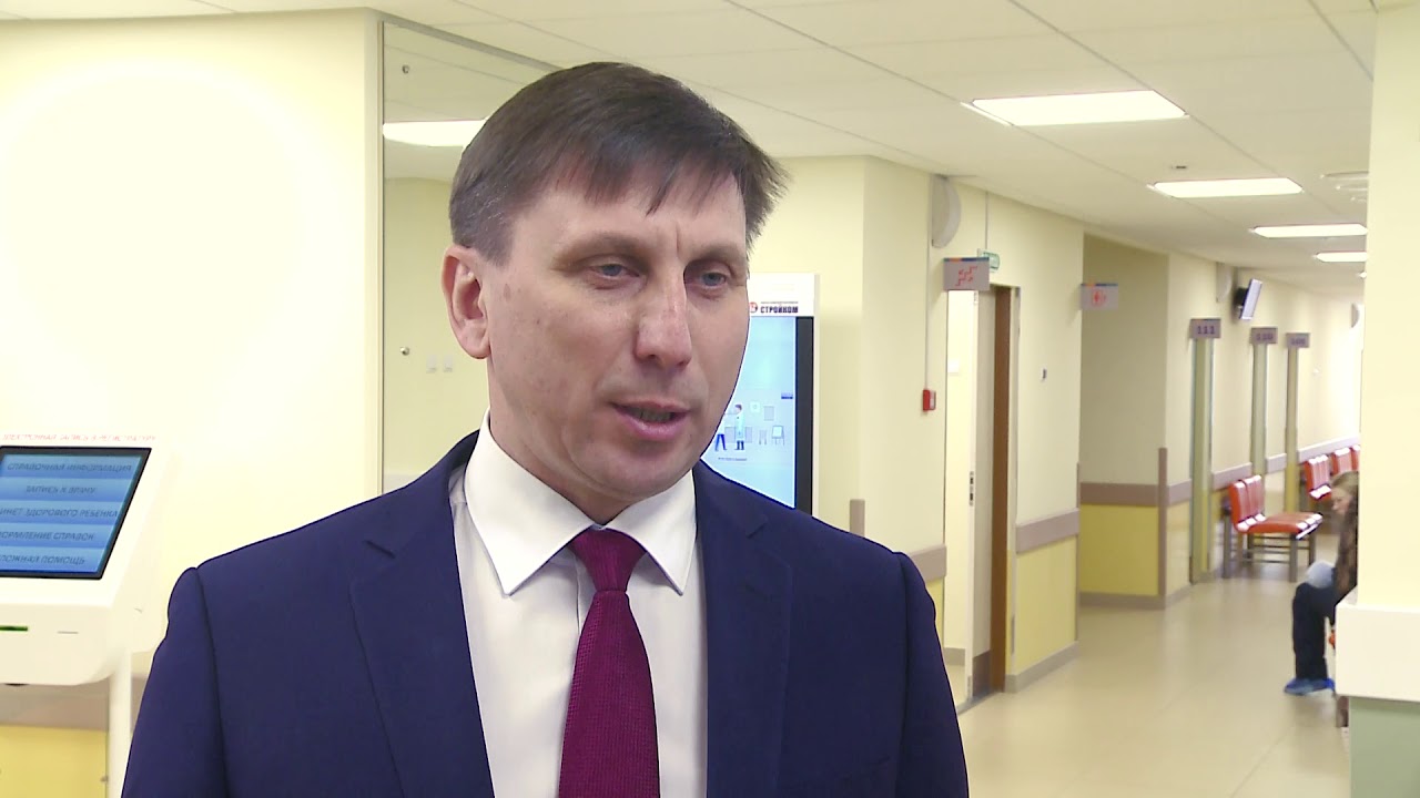 Александр Пузиков о работе реконструированной поликлиники детской ...