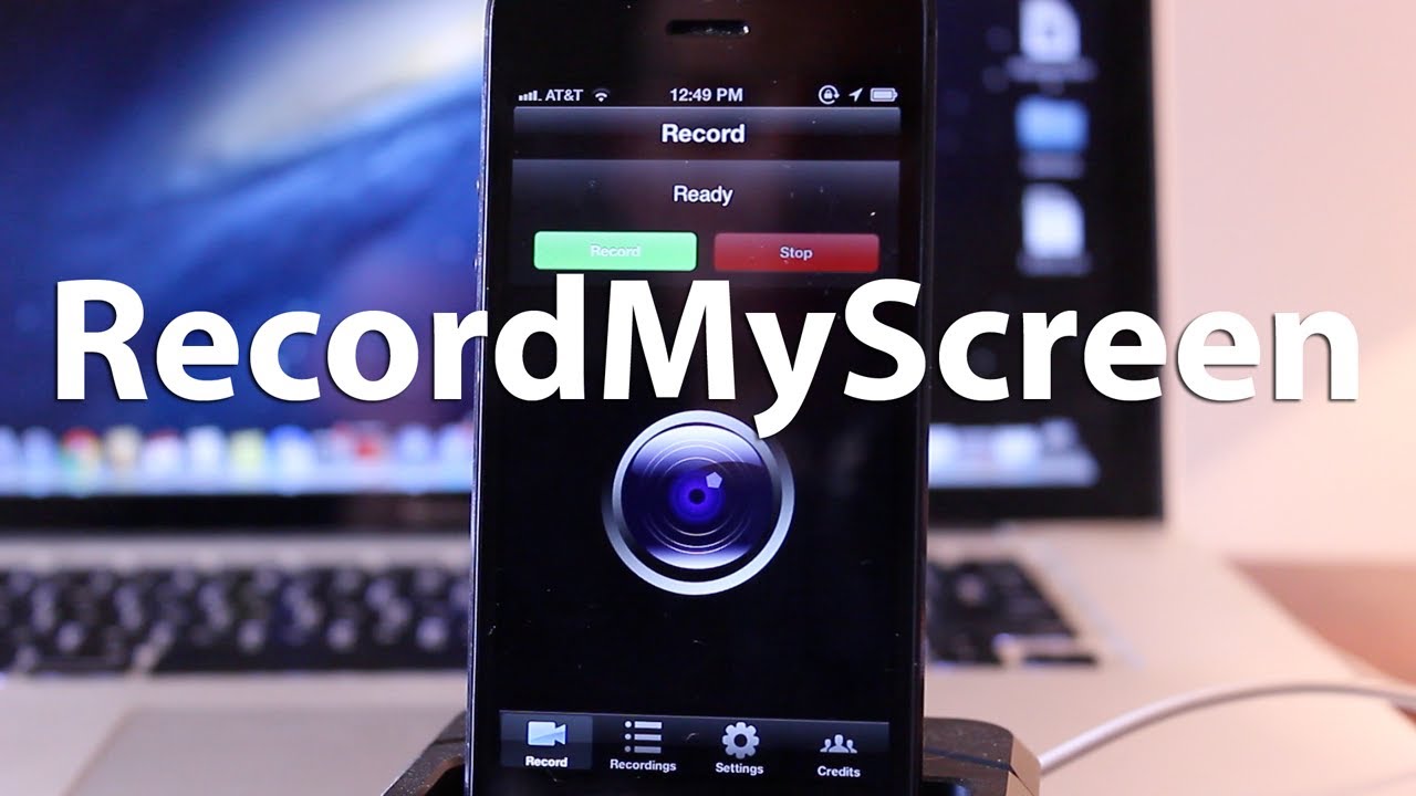 RecordMyScreen - Record iOS Device's Screen for Free