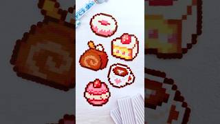 Pink Tea Time ☕🩷 #pixelart #perlerbeads
