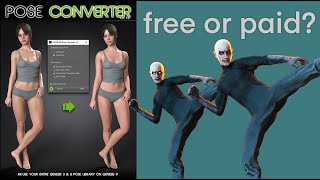 Genesis 3 and 8 to 9 Pose Converter (overview n thoughts) Daz Genesis 9