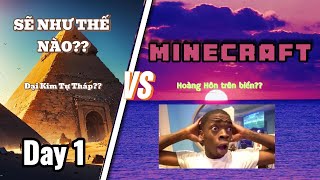 Minecraft tập 1: Ngày đầu tiên bước vào Đại Hải Trình tìm Kho Báu