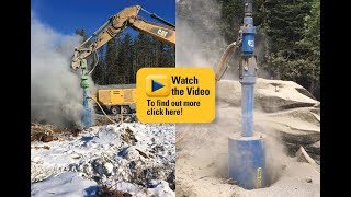 Center Rock Utility Pole Hole In minutes!