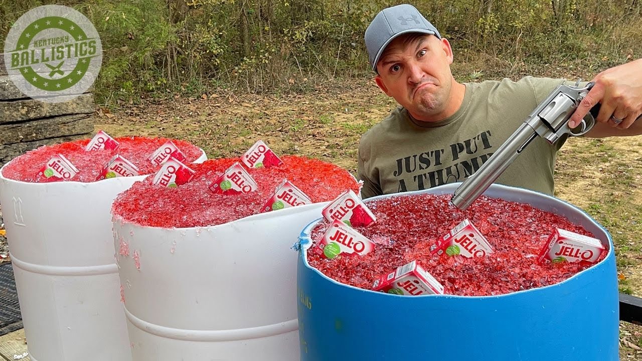 Download Can 1000 lbs Of Jello Stop A Bullet ??? 🍒