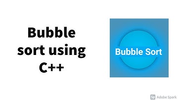Bubble Sort algorithm with C++ program | Sorting in C++ | Data Structure and Algorithm | Codetips