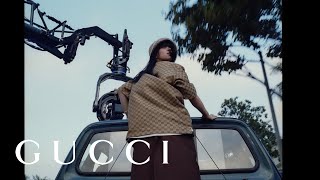 Billie Eilish for Gucci Horsebit 1955 in Demetra