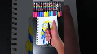 Best Way To Clean Posca Pens ! 😍 #art #drawing #shorts 