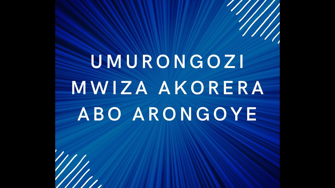 14  UBURONGOZI BUSUKU NIBWO BURONGOZI BWIZA KURUSHA UBUNDI