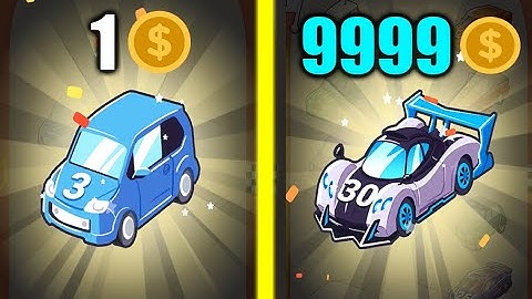 MAX LEVEL CAR EVOLUTION! Car Merger All Cars Unlocked! Max Level Power & Speed! (9999+ Level)