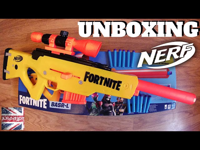 New Nerf Fortnite BASR-L Unboxing: Fortnite Nerf Sniper Rifle
