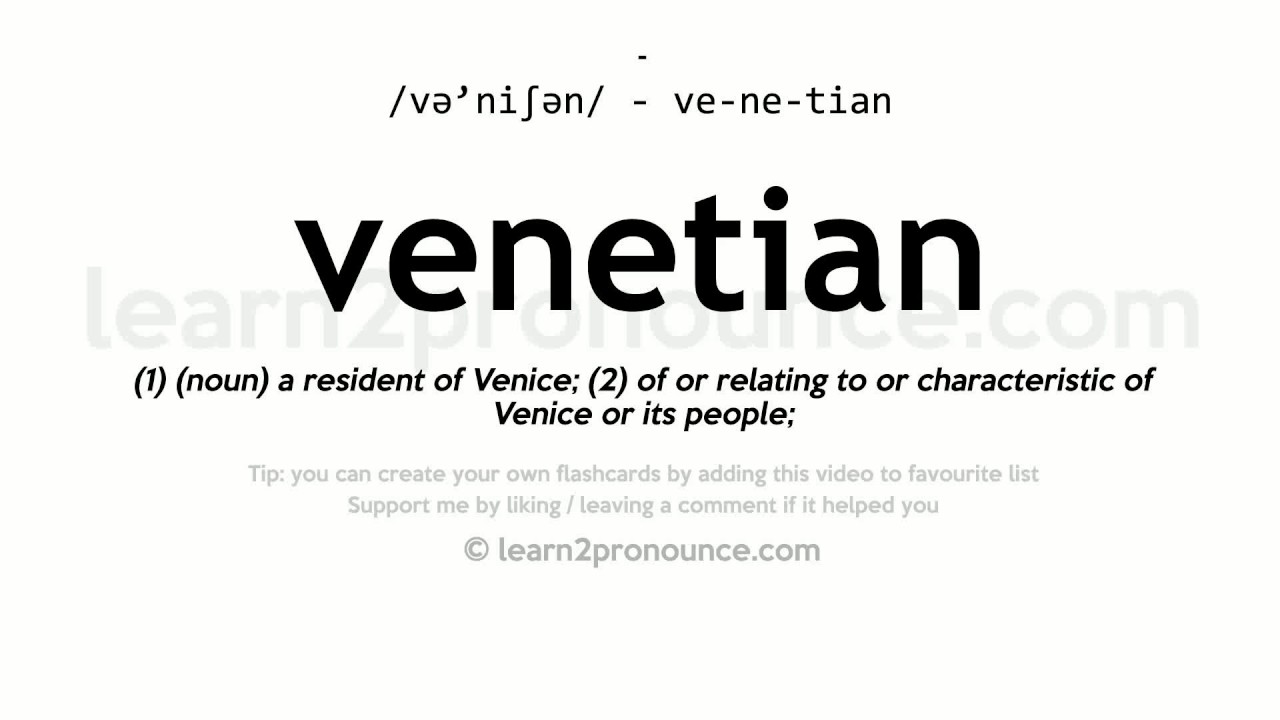 pronunciation and definition YouTube