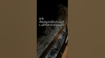 ولقد نعلم أنك يضيق صدرك بما يقولون | سورة الحجر آية ٩٧ - ٩٩ | 🩶. #اكسبلور #explore #قرآن